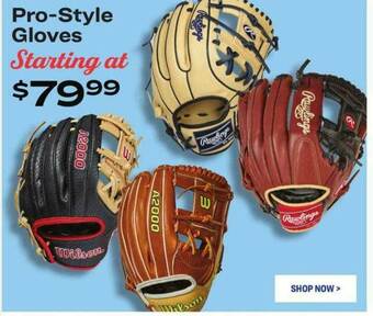 Academy Pro Style Gloves offer