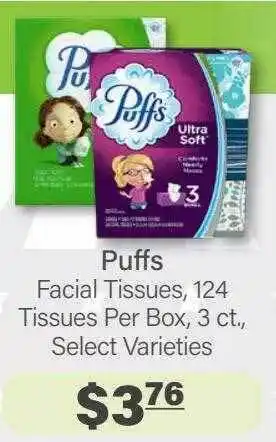 Commissary Puffs Facial Tissues, Tissues Per Box offer