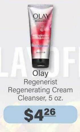 Commissary Olay Regenerist Regenerating Cream Cleanser offer