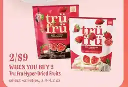 Fareway Tru Fru Hyper-Dried Fruits offer