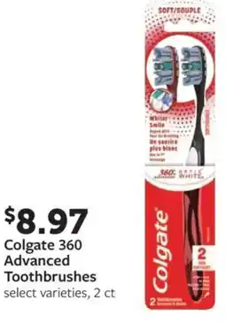 Fareway Colgate 360 Advanced Toothbrushes offer