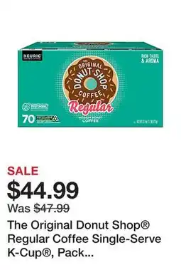 Office Depot The Original Donut Shop Regular Coffee Single-Serve K-Cup , Pack of 70 Pods offer