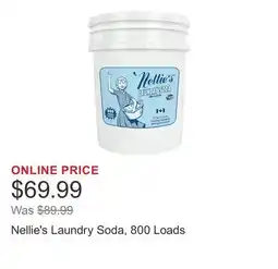Costco Nellie's Laundry Soda, 800 Loads offer