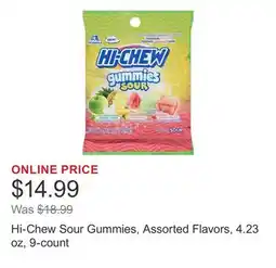 Costco Hi-Chew Sour Gummies, Assorted Flavors, 4.23 oz, 9-count offer