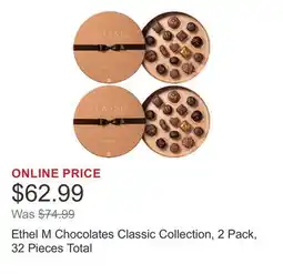 Costco Ethel M Chocolates Classic Collection, 2 Pack, 32 Pieces Total offer