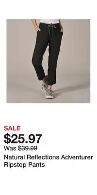 Cabela's Natural Reflections Adventurer Ripstop Pants offer