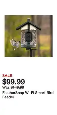 Cabela's FeatherSnap Wi-Fi Smart Bird Feeder offer