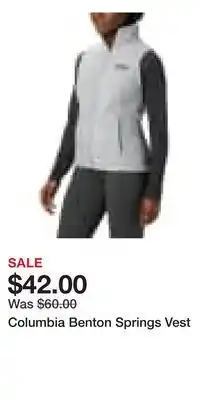 Cabela's Columbia Benton Springs Vest offer