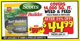 Ollie's SCOTT WEED & FEED offer
