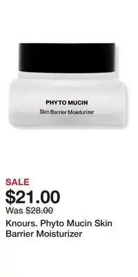 Ulta Beauty Knours. Phyto Mucin Skin Barrier Moisturizer offer