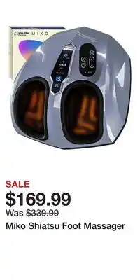 Ulta Beauty Miko Shiatsu Foot Massager offer