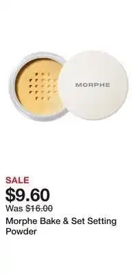 Ulta Beauty Morphe Bake & Set Setting Powder offer