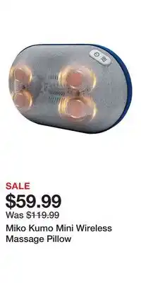 Ulta Beauty Miko Kumo Mini Wireless Massage Pillow offer