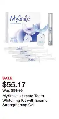 Ulta Beauty MySmile Ultimate Teeth Whitening Kit with Enamel Strengthening Gel offer