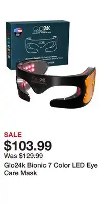 Ulta Beauty Glo24k Bionic 7 Color LED Eye Care Mask offer