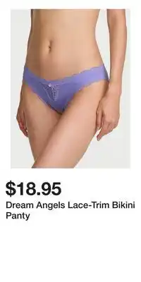 Victoria's Secret Dream Angels Lace-Trim Bikini Panty offer