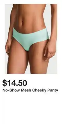 Victoria's Secret No-Show Mesh Cheeky Panty offer