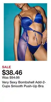 Victoria's Secret Very Sexy Bombshell Add-2-Cups Smooth Push-Up Bra offer