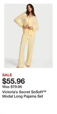 Victoria's Secret Victoria's Secret SoSoft Modal Long Pajama Set offer