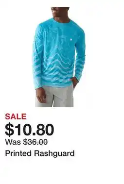 Belk Printed Rashguard offer