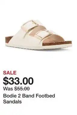 Belk Bodie 2 Band Footbed Sandals offer