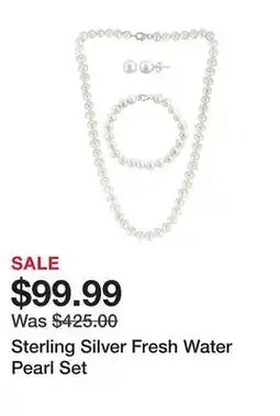 Belk Sterling Silver Fresh Water Pearl Set offer