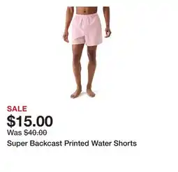 Belk Super Backcast Printed Water Shorts offer