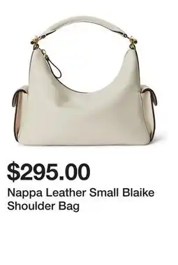 Belk Nappa Leather Small Blaike Shoulder Bag offer