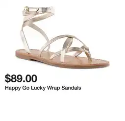 Belk Happy Go Lucky Wrap Sandals offer