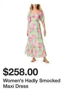 Belk Women's Hadly Smocked Maxi Dress offer