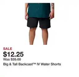 Belk Big & Tall Backcast IV Water Shorts offer