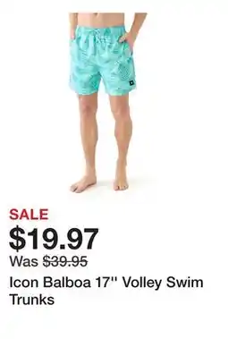 Belk Icon Balboa 17'' Volley Swim Trunks offer
