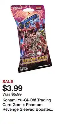 Game Stop Konami Yu-Gi-Oh! Trading Card Game: Phantom Revenge Sleeved Booster Pack offer
