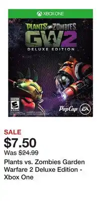 Game Stop Plants vs. Zombies Garden Warfare 2 Deluxe Edition - Xbox One offer