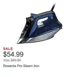 Costco Rowenta Pro Steam Iron offer
