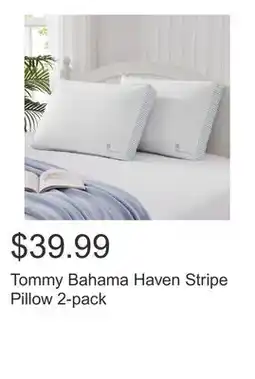 Costco Tommy Bahama Haven Stripe Pillow 2-pack offer