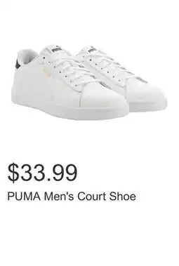 Costco PUMA Men's Court Shoe offer