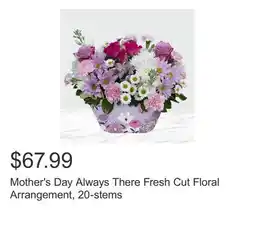 Costco Mother's Day Always There Fresh Cut Floral Arrangement, 20-stems offer
