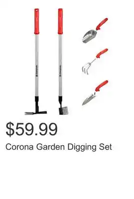 Costco Corona Garden Digging Set offer