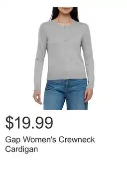 Costco Gap Women's Crewneck Cardigan offer
