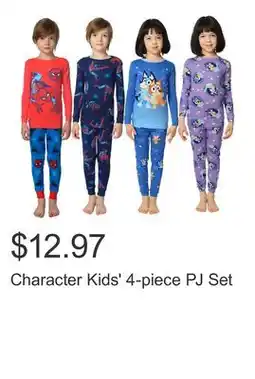 Costco Character Kids' 4-piece PJ Set offer