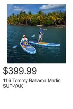 Costco 11'6 Tommy Bahama Marlin SUP-YAK offer