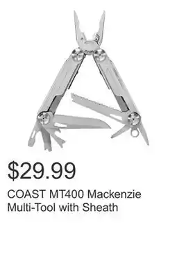 Costco COAST MT400 Mackenzie Multi-Tool with Sheath offer