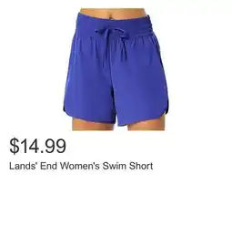 Costco Lands' End Women's Swim Short offer