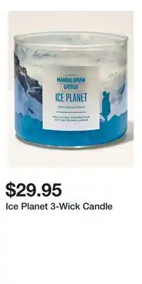 Bath & Body Works Ice Planet 3-Wick Candle offer