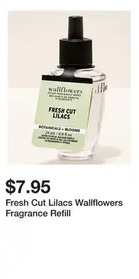 Bath & Body Works Fresh Cut Lilacs Wallflowers Fragrance Refill offer
