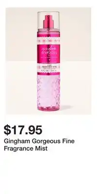 Bath & Body Works Gingham Gorgeous Fine Fragrance Mist offer