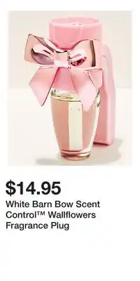Bath & Body Works White Barn Bow Scent Control Wallflowers Fragrance Plug offer