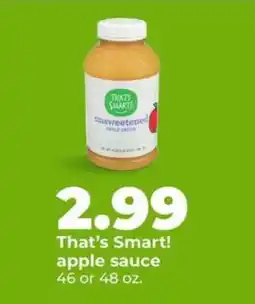 Hy-Vee That's Smart! apple sauce offer