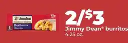 Hy-Vee Jimmy Dean burritos offer